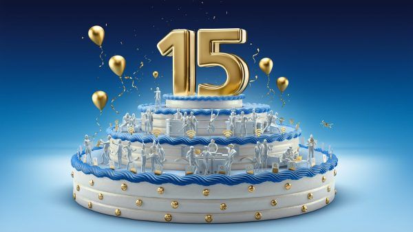 Дорогие мои коллеги, я поздравляю всех вас с ЮБИЛЕЕМ нашей компании 15 лет!